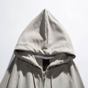 2025 estilo básico algodón mezclado diseño personalizado sudaderas con capucha para hombres precio al por mayor bordado impreso sudaderas con capucha Streetwear sudaderas con capucha - Product Image 6