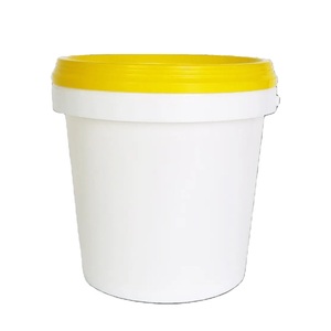 Cubo de pintura de plástico PP con serigrafía de Color personalizado, tambor transparente redondo pequeño de Vietnam en embalaje de bolsa de PE - Product Image 5