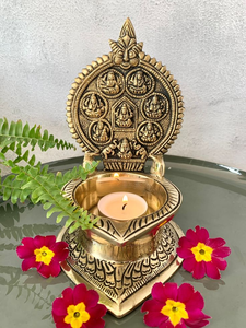 Laiton Diyas Pooja Accessoires Lotus Diyas Pour La Décoration De La Maison Festival Décoration Cadeaux De Noël Diwali Cadeau - Product Image 3