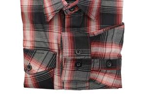 Chemise en flanelle à carreaux pour homme personnalisée, 100% coton, décontractée, manches longues, boutonnée, streetwear, surdimensionnée, logo personnalisé, design automne - Product Image 4