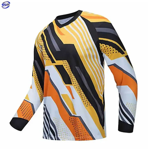 100% Polyester <b>Bike</b> Motorcycle Racing Jerseys Long Sleeve Waterproof Windproof Features Automated Cutting <b>Sale</b> Made in Pakistan - Product Image 1