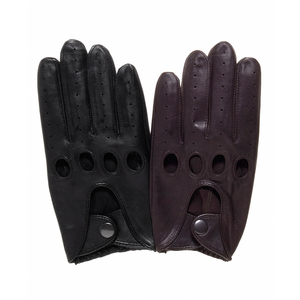 Guantes de Conducir Unisex de Moda, Nuevo Estilo, de Cuero, con Correa Ajustable para la Muñeca, Ligeros, Antideslizantes, Transpirables, para Todas las Estaciones - Product Image 1
