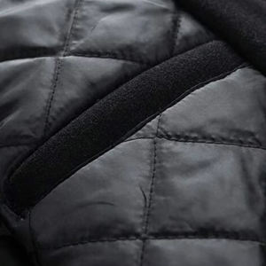 Veste universitaire de baseball pour hommes personnalisée long bombardier noir avec laine nouvel état pour veste d'hiver veste de baseball universitaire pour hommes - Product Image 6