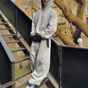 Chándales de hombre de algodón 100% de alta calidad hechos a medida, chándal cómodo de peso pesado de secado rápido para hombres - Product Image 3