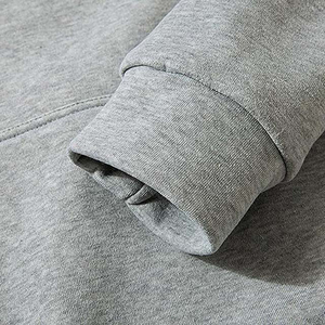 Professional Manufacture Custom Logo Printed Grey Hooded Winter Solid Sportswear Training Wear <b>Thermal</b> <b>Fleece</b> Breathable - Product Image 5