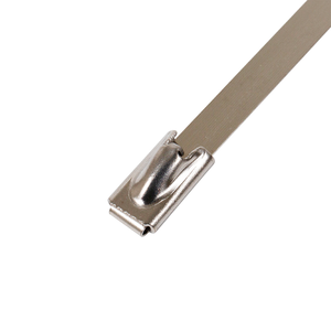 Steel Ball Stainless Steel Strap/Stainless Steel Ball <b>Lock</b> ZIP Ties - Product Image 1