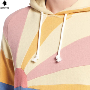 เสื้อมีฮู้ดแบบสวมหัวของผู้ชายผ้าเทอร์รี่ผ้าฝ้าย100% น้ำหนักเบาลายนูนทึบออกแบบได้ตามต้องการสำหรับฤดูหนาว - Product Image 5