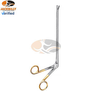 JACKBILLY Schlesinger Disco Intervertebral Rongeur Ángulo de 9 pulgadas con mandíbulas dentadas 3x10mm Instrumento quirúrgico de precisión de mordida - Product Image 2