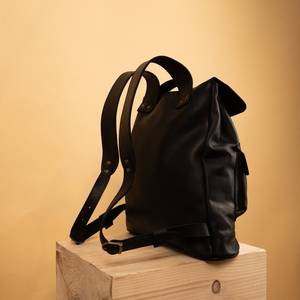 Ow Leather Vintage Lady Girl Mochila 2017 Cuero genuino de moda Impermeable para uso diario Cremallera antirrobo Algodón Hombres - Product Image 6