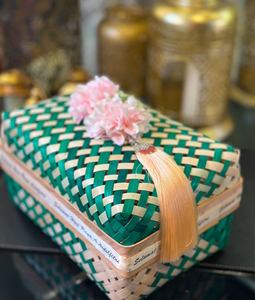 Cajas de embalaje ecológicas para vacaciones de Ramadán, caja de regalo tejida de bambú, regalo 2025 - Product Image 2