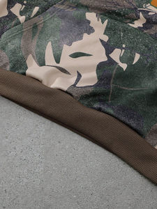 Pull court à capuche léger en coton mélangé à manches longues sweat-shirt élégant tenue décontractée pour la gym, le yoga ou les vêtements de voyage - Product Image 5