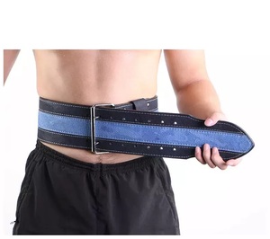 Cinturón de Cuero de Doble Punta Unisex Antideslizante de Triple Color Personalizado de Alta Calidad GAF para Levantamiento de Pesas - Product Image 5
