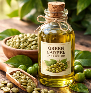 Huile de support de café vert pur pressée à froid, qualité cosmétique en gros, riche en antioxydants, pour l'aromathérapie, exportation en vrac - Product Image 1