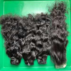 Extensiones de Cabello Humano Natural Ondulado de Primera Calidad, Precio al por Mayor, Se Pueden Decolorar a Todos los Colores, Cabello Humano Vietnamita 100% - Product Image 3