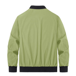 Wholesale OEM Bomber Jackets Custom Color Full Sleeve Flexible Bomber Jacket Winter Reguler Fit Stand Collar Bomber Jacket - Product Image 4