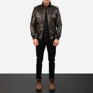 Hommes 2026 Hiver Casual Motor 2023 Veste en cuir personnalisée Hommes Hiver Mode Biker Veste - Product Image 6