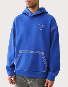 High Street Casual Automne Couleur Unie Sweat À Capuche Lâche À Manches Longues Hommes Pull À Capuche - Product Image 3