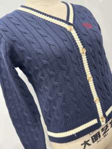 Cárdigan Unisex de Invierno, Casual, con Botones, Cuello en V, Estilo Vintage, Tejido de Lana Transpirable, Fácil de Usar - Product Image 3