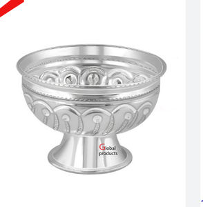 Tazón de servir de acero inoxidable con acabado plateado, el más vendido, para hoteles, restaurantes y bares - Product Image 5