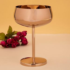 Manufacturer Direct Luxury <b>Vintage</b> <b>Glass</b> <b>Wine</b> Goblet Coupe <b>Glasses</b> Stainless Steel Martini Goblets Red <b>Wine</b> Champagne Wholesale - Product Image 3