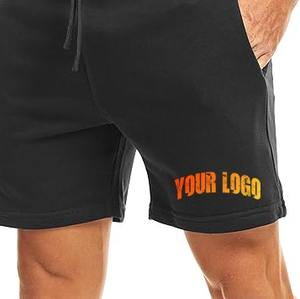Short de survêtement respirant pour hommes sur mesure doux et durable Street Wear Sports décontractés avec motif solide Service OEM disponible - Product Image 2