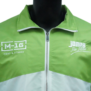 Custom Made 2026 Solid Color Windbreaker Tracksuits Nylon Material Comfortable Custom Sportswear Windbreaker Tracksuit For Men - Product Image 4