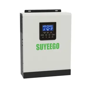 Suyeego 2400w 3000瓦离网太阳能逆变器12v低频逆变器，用于太阳能系统，带mppt充电控制器