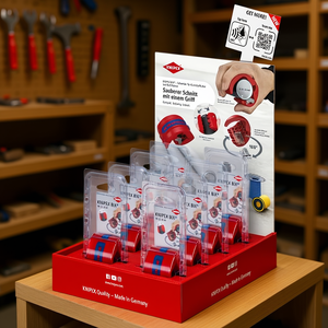 Présentoir de comptoir Knipex pour coupe-tuyaux BiX, ensemble de 8 pièces - Product Image 3