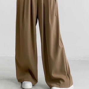 Wholesale Breathable Eco-Friendly Cotton Baggy Pants for Men and Women Regular Fit Casual Daily Life Trousers with Custom Colors - Product Image 6