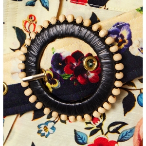 Shorts Elásticos de Cintura Media para Mujer, Estampado Floral, Transpirables, 100% Lino, Verano, Casual, Moda BD - Product Image 4