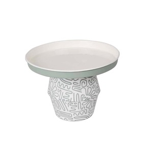 Soporte de pastel de Metal con forma de hoja de calidad estándar, soporte de postre para magdalenas, soporte de plato para servidor de repostería para fiesta de té, acabado dorado - Product Image 5