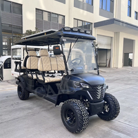 Nouvelle conception de voiturette de golf électrique 3-4 places, batterie 24V, voiture de tourisme, freins à disque avant, frein arrière, autonomie 30-50 km/h