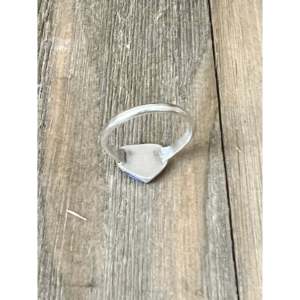 Zuni Made Purple Opal & Sterling <b>Silver</b> Cluster <b>Ring</b> with Bezel Setting Rhodium Plated for Everyday Wear - Product Image 5