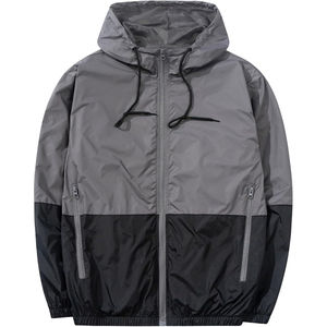 Veste coupe-vent homme personnalisée haut de gamme pour l'extérieur, imperméable, en tissu écologique, à capuche, légère, Hiver 2026 - Product Image 1