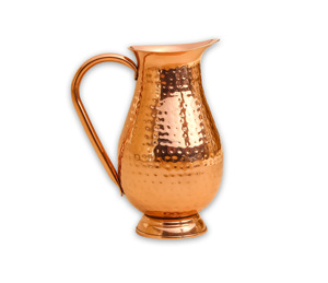 Jarra de cobre de lujo para almacenamiento de agua e hidratación con beneficios naturales - Product Image 2