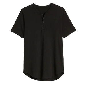 Camiseta de ajuste regular de calidad a granel entrega rápida para hombre cuello redondo diseño básico camiseta de hombre hecha a medida servicio OEM sólido - Product Image 1