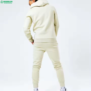 Custom <b>Embroidery</b> Unisex Streetwear Pullover Hoodie Heavyweight450 GSM Tracksuit Fleece Cotton Sweatpants <b>Set</b> Regular Fit - Product Image 2