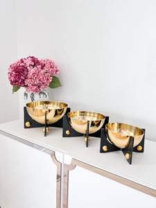 ชุดชามตกแต่งสามใบ ดีไซน์ทันสมัย สำหรับตกแต่งภายในบ้าน - Product Image 4