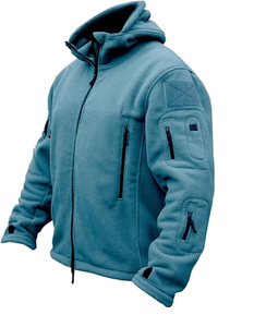 เสื้อแจ็คเก็ตมีฮู้ดผ้าฟลีซสำหรับผู้ชาย - Product Image 1