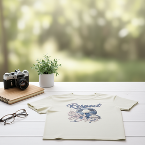T-Shirt Unisex 100% Cotone 210GSM Stile Casual con Stampa Personalizzata Tecnica DTG Modello Rose - Product Image 3