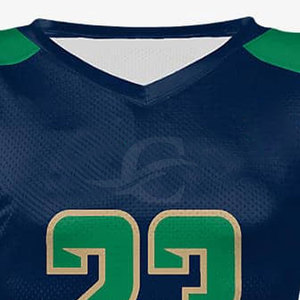 Maillot de football américain pour hommes, respirant à manches courtes, maillot de sublimation de haute qualité, grande taille, quantité minimale de commande bas - Product Image 5