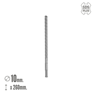 Trapano SDS Plus Wolfpack 8 Punte da Taglio Speciale per Cemento Armato O/ 10 x 260 mm. - Product Image 2