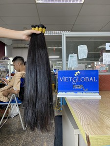 Cutícula sin procesar alineado pelo natural recto a granel 100% paquetes de tejido de cabello humano virgen vietnamita - Product Image 6