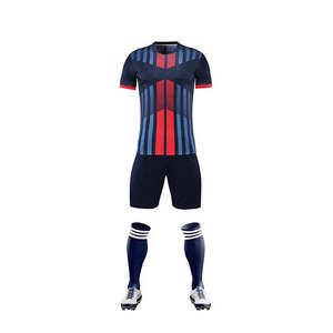 2025 Latest Design Sublimated Soccer Uniform Set Breathable Football Jersey Kit With Custom Team Wear Training Suit - Product Image 2