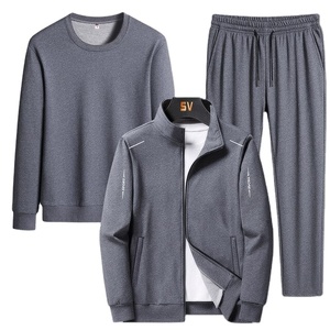 Winter Hooded Casual Sportswears Gym Fitness <b>Tech</b> Fleece Training Tracksuit Unisex Two Piece Set Jogging Suit - Product Image 1