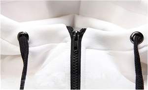 Sweats à capuche pour hommes Sweat à capuche décontracté avec cordon de serrage et fermeture à glissière - Product Image 4