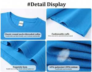 Venta al por mayor de camisetas de talla grande unisex Logotipo de Impresión digital personalizada camisetas para hombres algodón camiseta en blanco 200 Gsm - Product Image 3