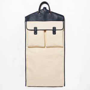 Bolsa de Viaje de Lujo Unisex para Ropa, Portátil, de Lona y Cuero de Alta Calidad, con Cierre y Organizador para Uso Diario LCMA-0008 - Product Image 3