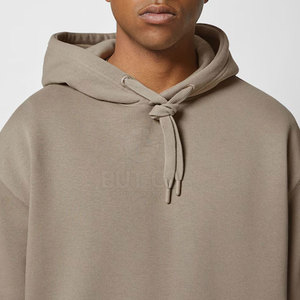 Sudadera con capucha de invierno informal para hombre de gran oferta con cuello con capucha de diseño personalizado de patrón sólido-Hecho en Pakistán Precio al por mayor - Product Image 5