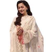 Pakistanlı Bayanlar İçin Düz Desenli Hint Pamuklu Lüks Günlük Uzun Gömlek Dantel Düğmeli Dupatta Salwar Kameez Günlük Elbiseler Kadınlar